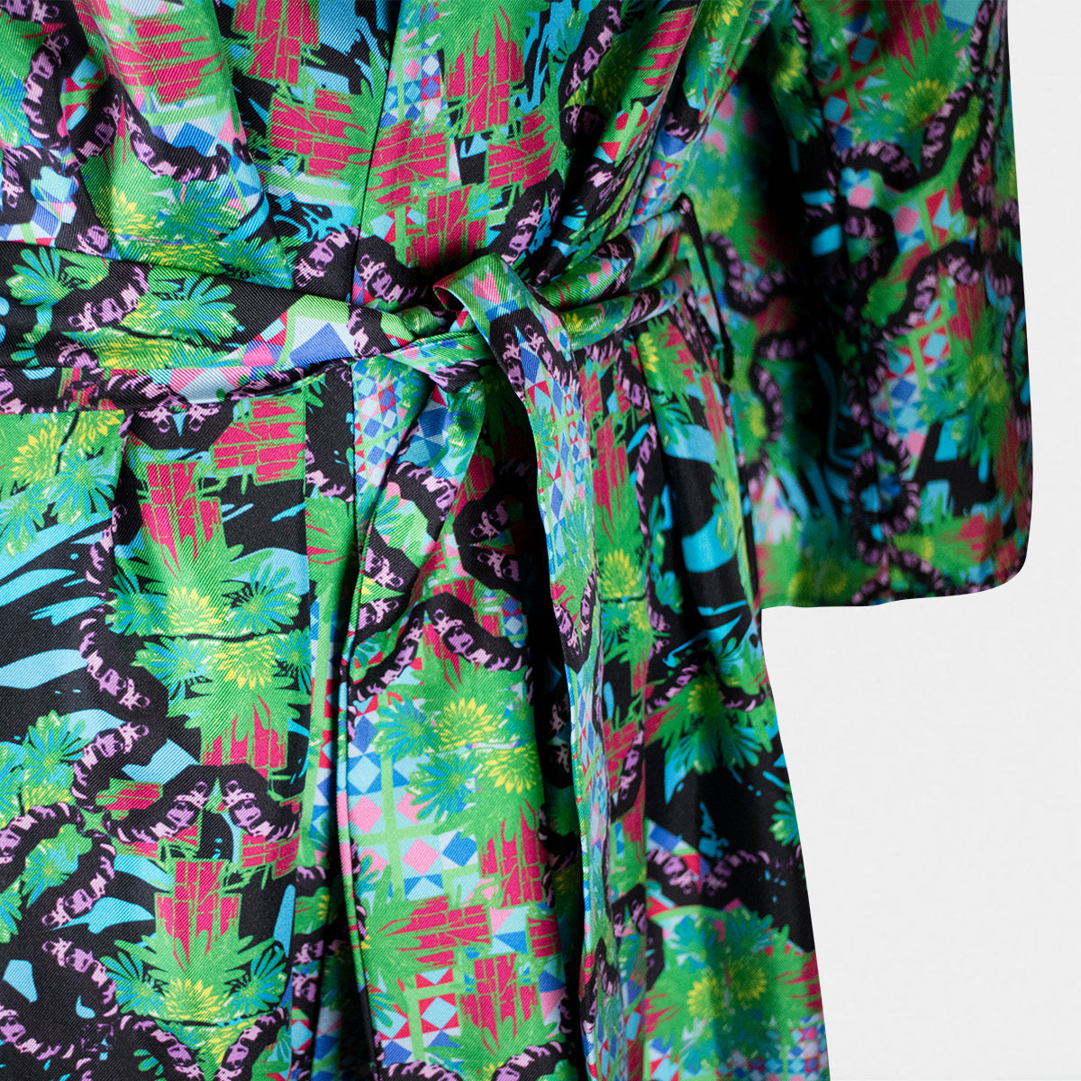 Kimono in seta Etere OREQUO dettaglio