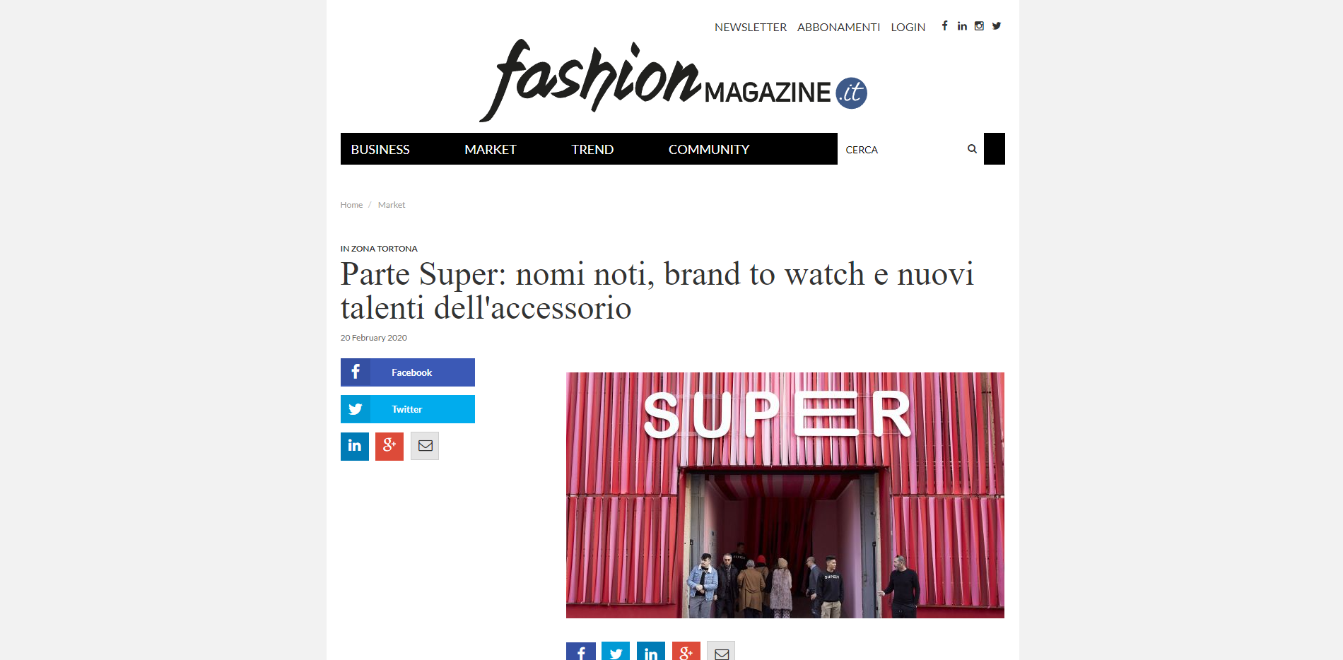 Fashion Magazine | Parte Super: nomi noti, brand to watch e nuovi talenti dell'accessorio