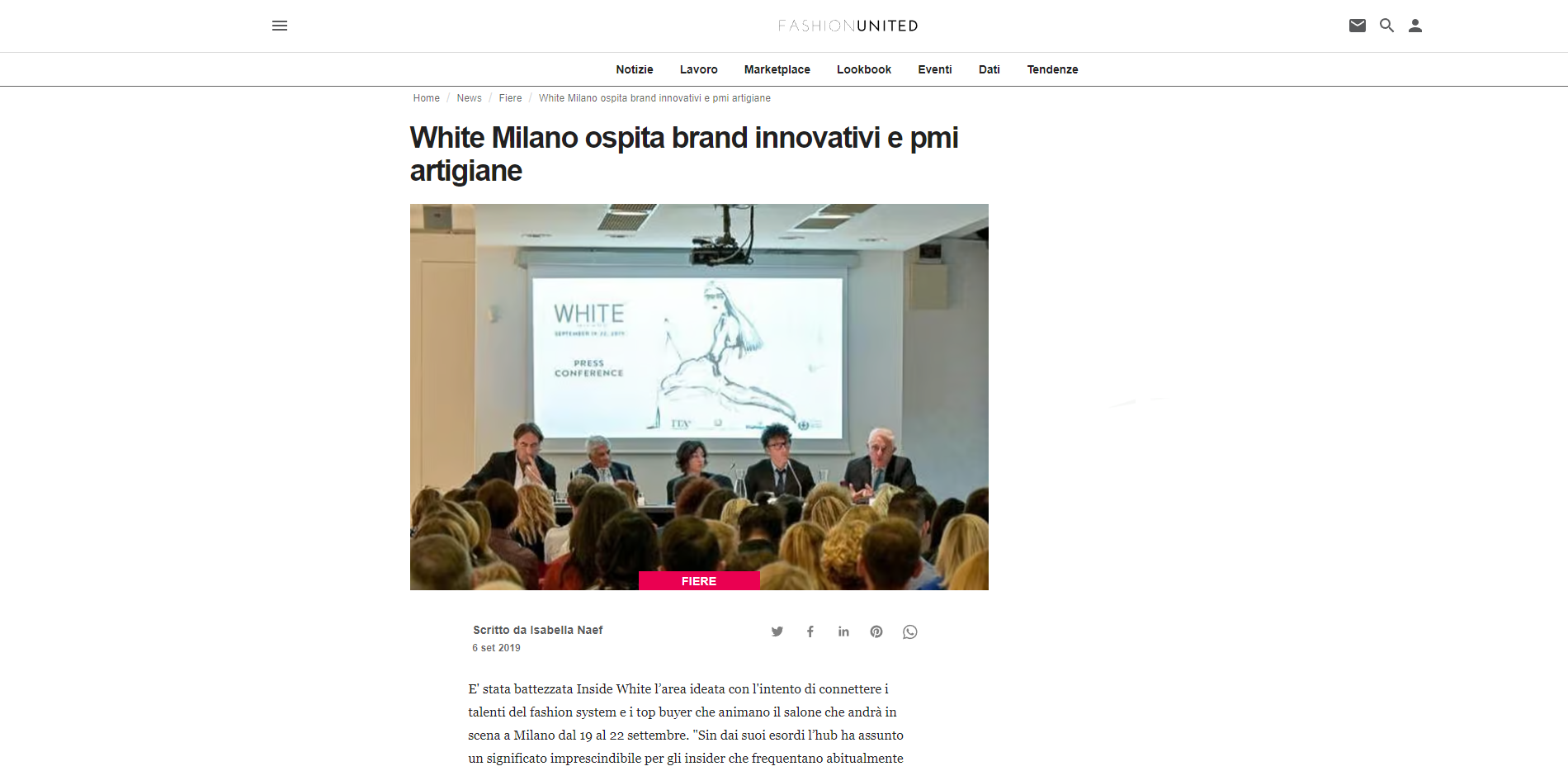 Fashion United | White Milano ospita brand innovativi e pmi artigiane