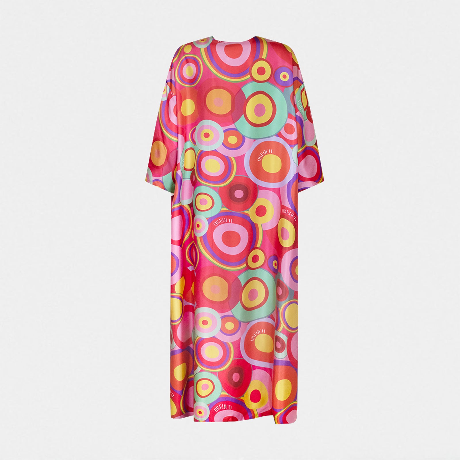 Rainbow Symphony silk kimono