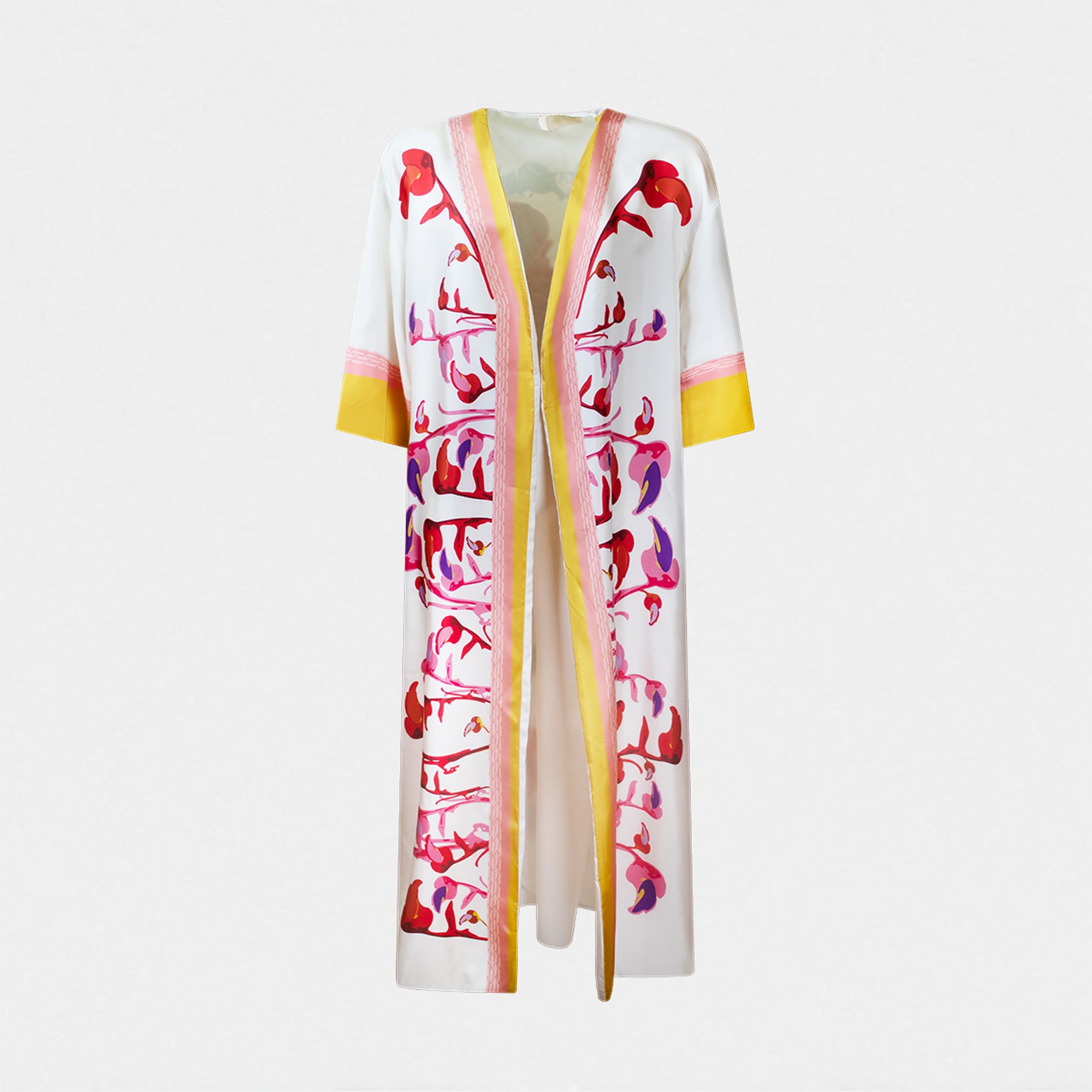 Kimono in seta Ribeca OREQUO fronte